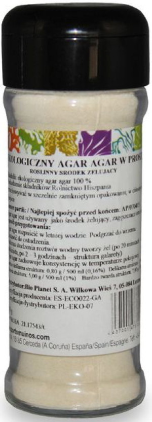 Agar - Agar Bio 50 G - Porto Muinos