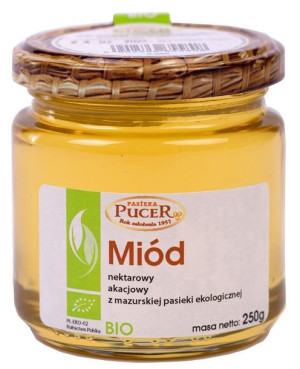Miód Nektarowy Akacjowy Bio 250 G - Pasieka Pucer