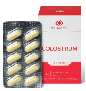 Colostrum Bovinum 60 Kapsułek 12 G - Genactiv