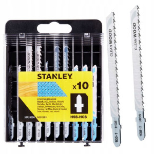 Stanley Zestaw Brzeszczotów Typ T 10szt Sta28050