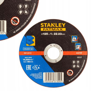 Stanley Tarcza Do Cięcia Metalu Płaska 125x22,2x1