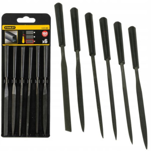 Stanley 22-500 Pilniki Iglaki Do Metalu Zestaw 6el