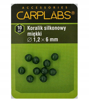 Koralik samoblokujący – ZIELONY – 6mm – CARPLABS