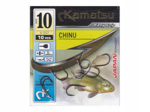 Haczyki KAMATSU Japan - CHINU Black- Łopatka nr 10
