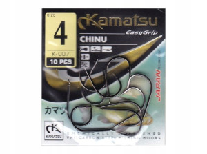 Haczyki KAMATSU Japan - CHINU Black- Łopatka nr 4