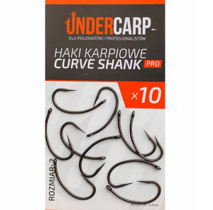 Haki Karpiowe CURVE SHANK – PRO – UNDERCARP rozm.2