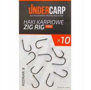 Haki Karpiowe – ZIG RIG – PRO – UNDERCARP rozm.8