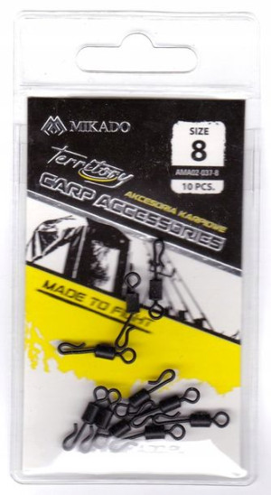 Krętlik karpiowy szybkiej wymiany – 10szt – MIKADO
