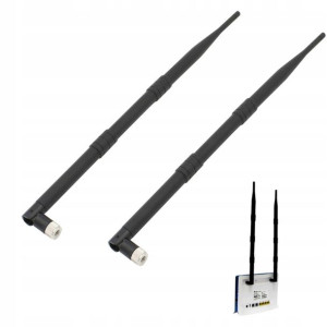 2x Antena 12dbi Router Lte Huawei Rp-sma Dookólna
