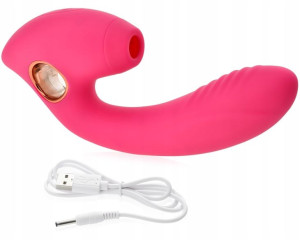 Wibrator G-spot Z Powietrznym Masażerem Łechtaczki