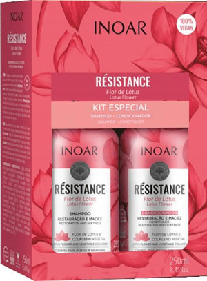 Zestaw Inoar Resistance Lotus szampon i odżywka