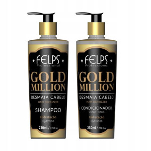 FELPS GOLD MILLION szampon + odżywka po keratynie