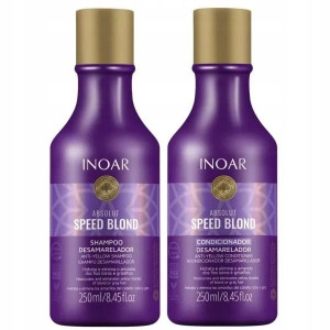 Inoar Speed Blond i Siwe po keratynie Zestaw