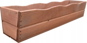 Doniczka Drewniana, Skrzynka Balkonowa 84 Cm Teak