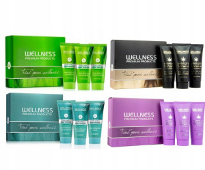Wellness Premium 4x zestaw Travel Mini Kit Szampon