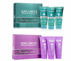Wellness Premium mini zestaw SZAMPON ODŻYWKA MASKA