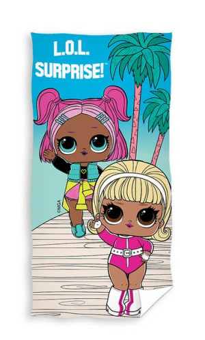 Ręcznik kąpielowy plażowy LOL SURPRISE 70 x 140