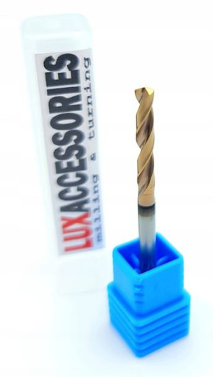 Wiertło węglikowe VHM - 3.5 x 18 x 45 mm - 55 HRC