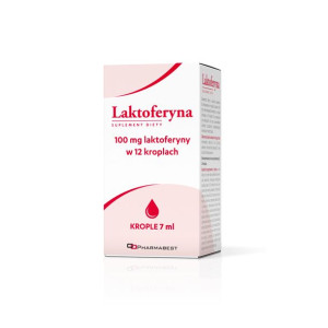Pharmabest Laktoferyna 100mg 15 saszetek