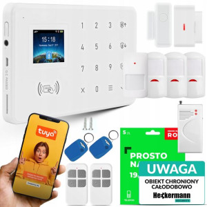 Alarm Bezprzewodowy Gsm Wifi Tuya Pl Mega Zestaw