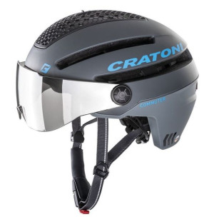 CRATONI kask rowerowy dojazdowy szary mat