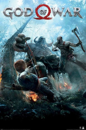 God of War Playstation - plakat 61x91,5 cm
