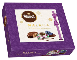 Bombonierka Czekoladki Malaga Oferta Zimowa 330g