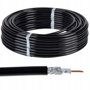 Przewód Koncentryczny Kabel Anten Srf240 50ohm 1m