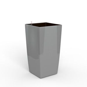 Donica Cube z systemem nawadniania Silver 39/76