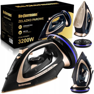 Żelazko Parowe Bezprzewodowe Ceramiczne 3200w