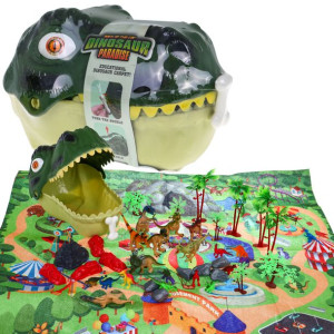 zestaw ŚWIAT DINOZAURÓW mata + figurki