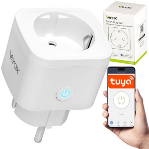 Inteligentne Gniazdko Wifi Smart Pomiar Prądu Tuya