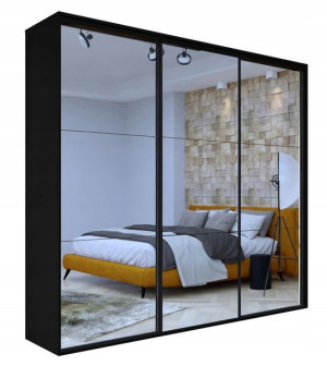 Szafa przesuwna VIKI 275x245,5x61 cm wysoka lustra