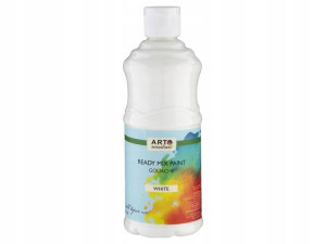 FARBY TEMPERY Plakatowe 500 ml BIAŁA TEMPERA