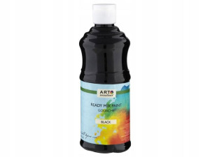 FARBY TEMPERY Plakatowe 500 ml CZARNA TEMPERA