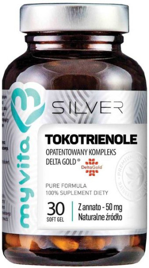Tokotrienole DeltaGold z annato 50mg 30 kaps. - suplement diety MyVita Silv