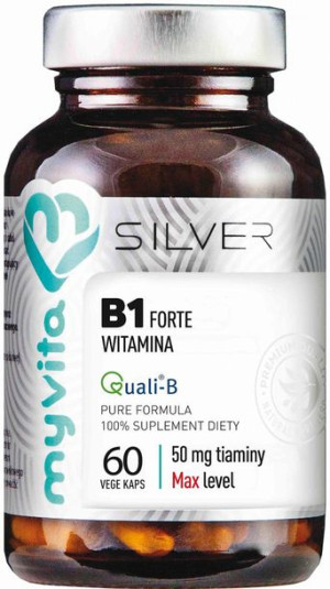 Witamina B1 Forte 50mg Tiamina 60 kaps. - suplement diety MyVita Silver