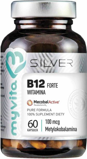 Witamina B12 Forte 100mg Metylokobalamina 120 kaps. - suplement diety MyVit