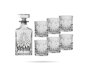 Zestaw do whisky 6+1 Prestige Fiore Bohemia