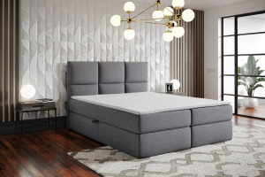 Łóżko tapicerowane ASPEN stelaż materac 160/200