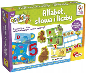 Lisciani 61136 alfabet słowa i liczby