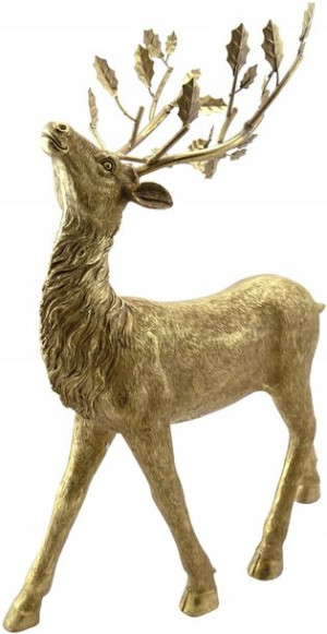 Figurka dekoracja Złoty Jeleń Golden Deer