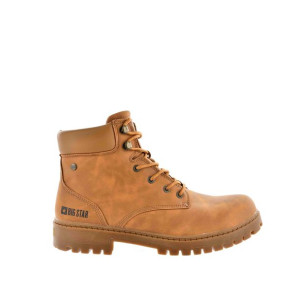 Męskie botki brązowe BIG STAR SHOES KK174207 - Rozmiar: 43