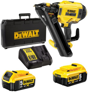 gwoździarka do złącz ciesiel 18V 2x 5Ah DeWalt
