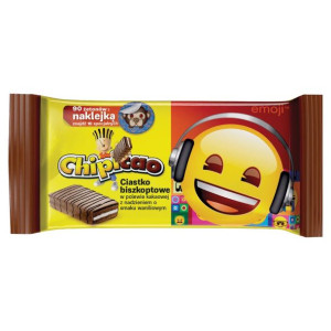 Chipicao Ciastko biszkoptowe w polewie kakaowej z nadzieniem waniliowym 64g