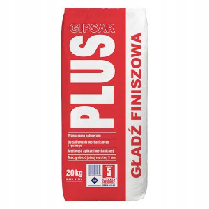 Atlas Gipsar Plus Gładź finiszowa biała 20KG