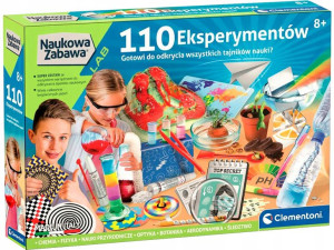 CLEMENTONI 110 EKSPERYMENTÓW Naukowa Zabawa CHEMIK