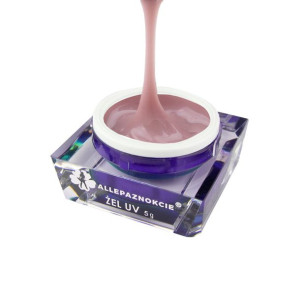 Żel do paznokci Allepaznokcie żel budujący Jelly Glittery Chic 5 g