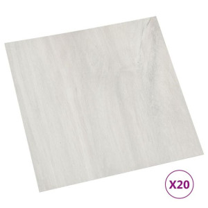 Samoprzylepne Panele Podłogowe Winylowe Pvc 1,5mm, 1,86 M², Kremowe