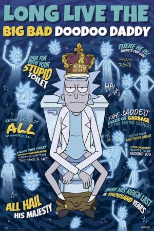 Rick and Morty Doodoo Daddy - plakat 61x91,5 cm